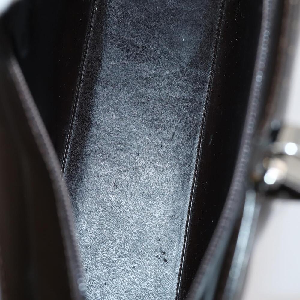 GUCCI Hand Bag Patent leather 2way Brown Auth ep11132 - Picture 11 of 16